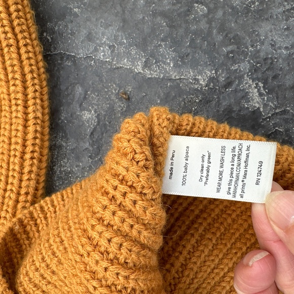 Mara Hoffman baby alpaca sweater Size M - Picture 3 of 7